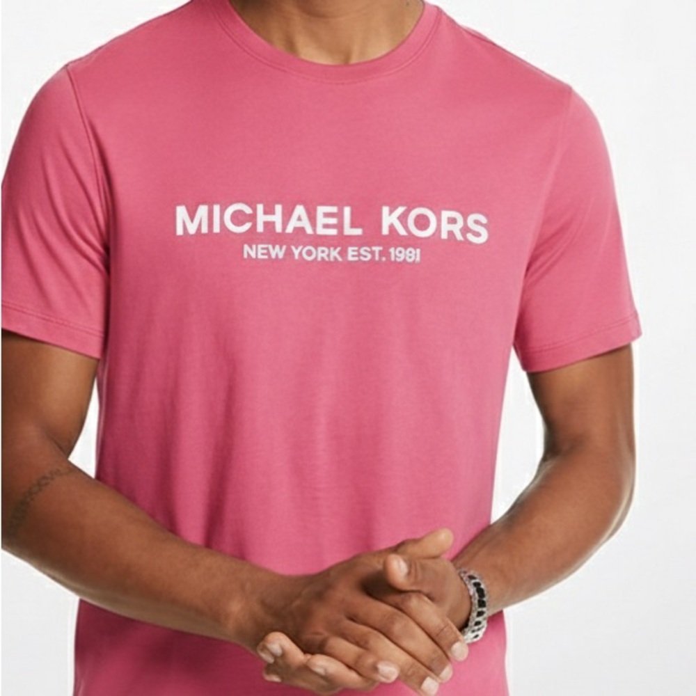 *DO NOT BUY* ISO this particular Michael Kors logo shirt - PINK*.